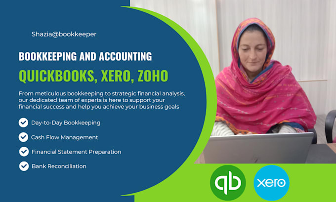 Gig Preview - Do bookkeeping in xero and qbo