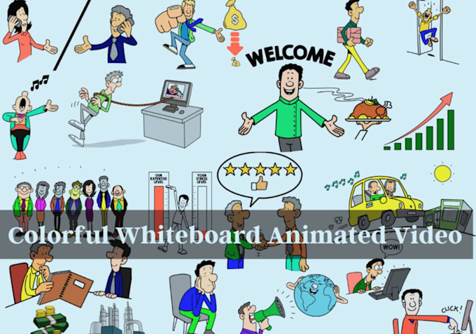 Gig Preview - Do premium custom whiteboard animation explainer doodle canva  video in 24 hours