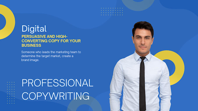 Bestseller - write persuasive and high converting copy for your business