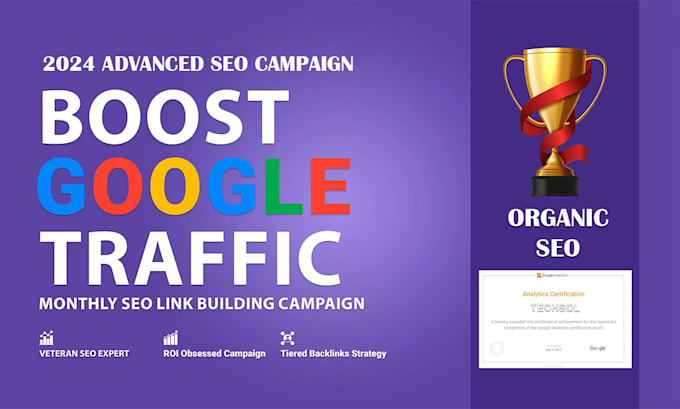 Gig Preview - Do premium off page SEO services boost your rankings