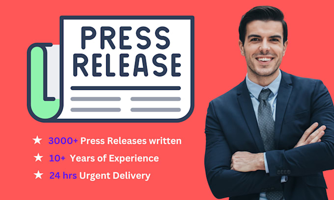 Gig Preview - Write an engaging press release in 24 hrs