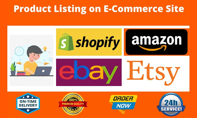 Gig Preview - Do listing your shopify,ebay,amazon,alibaba,aliexpress