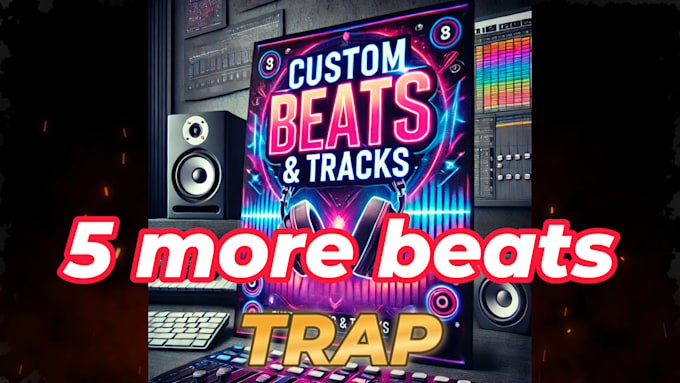 Gig Preview - Make fire trap, rap, hip hop beat for you, exclusive