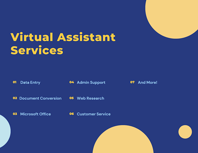 Bestseller - be your virtual assistant and deliver high quality services