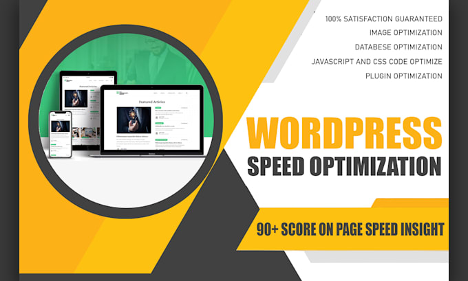 Gig Preview - Speed optimization wordpress websites