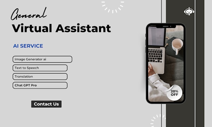 Gig Preview - Virtual assistant for administrative support and ai service