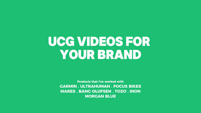 Gig Preview - Create a ugc video of your product for ads