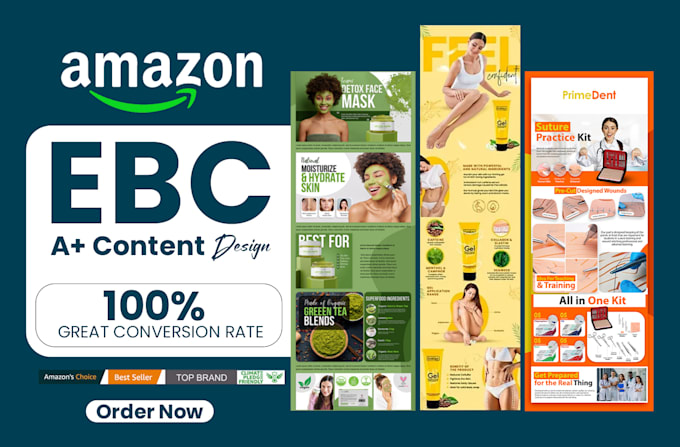 Gig Preview - Design amazon a plus content or ebc enhance brand content