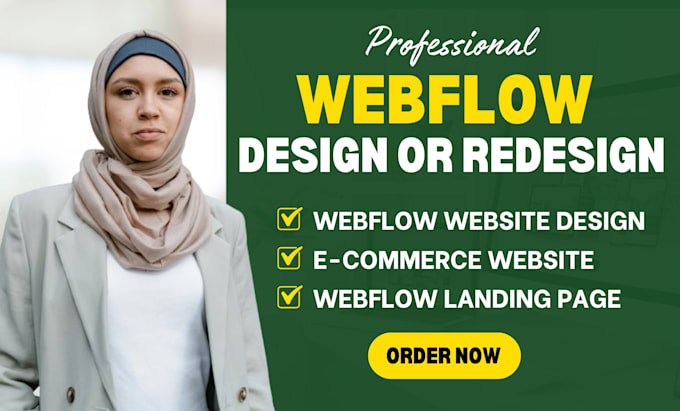 Gig Preview - Be your webflow developer, figma to webflow, and website webflow design