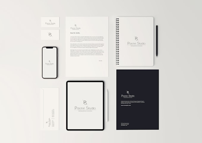 Gig Preview - Professional stationery design with logo