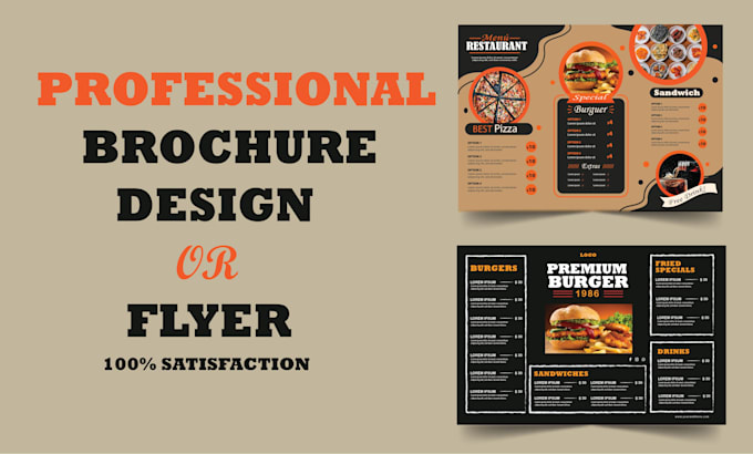 Gig Preview - Business brochure design bifold, trifold brochure design