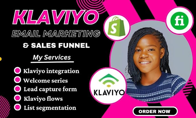 Gig Preview - Klaviyo email marketing klaviyo flows boost shopify website sales marketing kvm