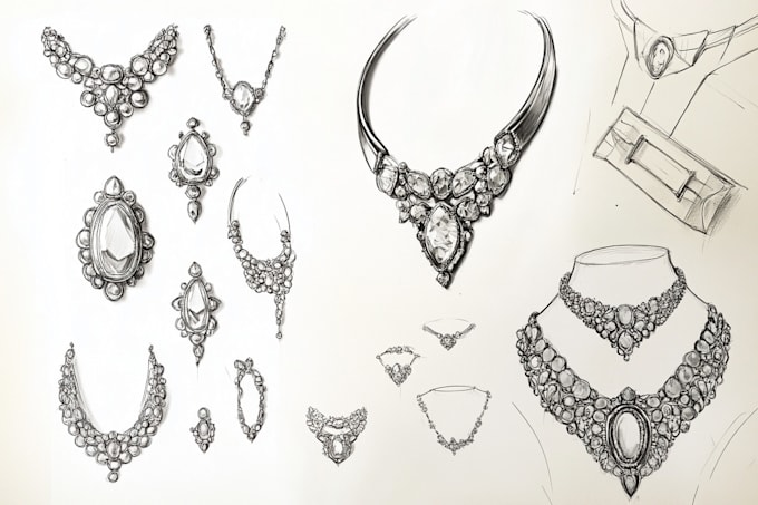 Gig Preview - Make a simple jewelry sketch to illustrate your idea