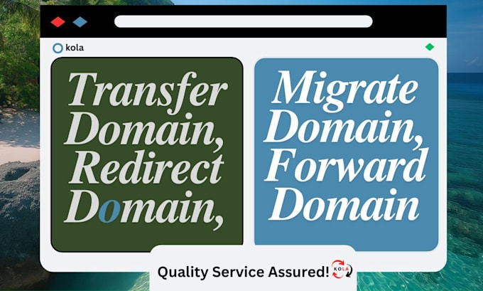 Gig Preview - Transfer, connect, migrate, redirect your domain to new websites forward domain