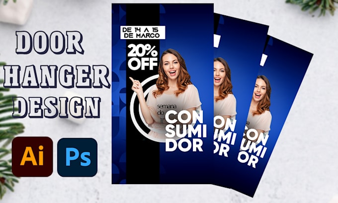 Gig Preview - Design business door hanger within 24 hours