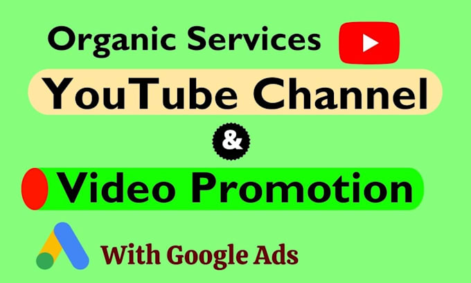 Gig Preview - Do 100m advance youtube promotion to complete channel monetization organically