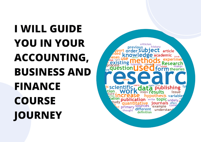 Gig Preview - Guide you in your accounting, business and finance course journey