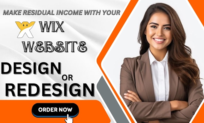 Gig Preview - Design or redesign wix website, wix expert, wix studio website tour website