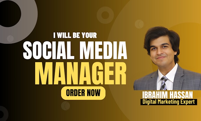 Gig Preview - Be your social media manager