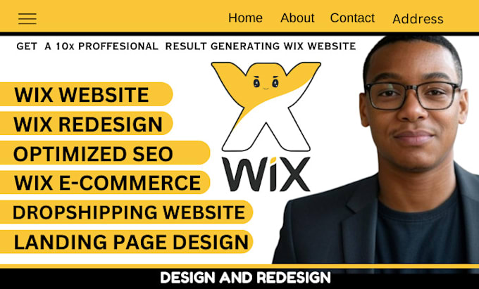 Bestseller - wix website wix website design and redesign ecommerce website with dropshipping