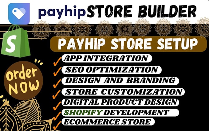 Gig Preview - System io payhip with shopify for enhanced sales stan store website, gumroad