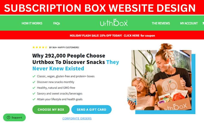 Bestseller - design profitable subscription box shopify store subscription box website