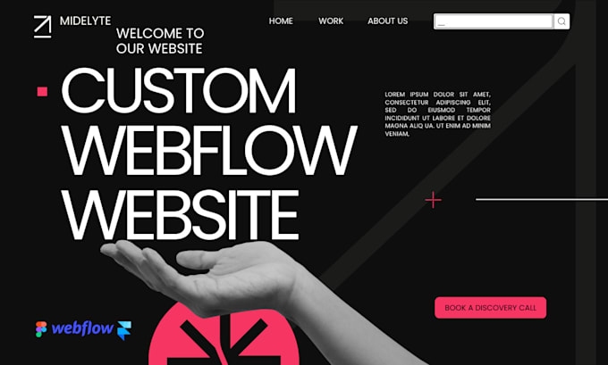 Gig Preview - Webflow website, webflow redesign,  figma to webflow, webflow website design