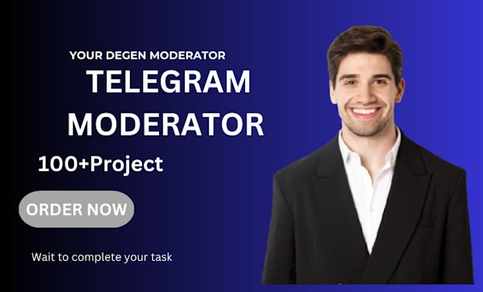 Bestseller - be your telegram moderator or telegram community manager