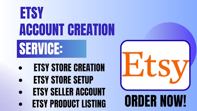 Bestseller - do etsy store creation etsy store setup etsy shop creation etsy seller account