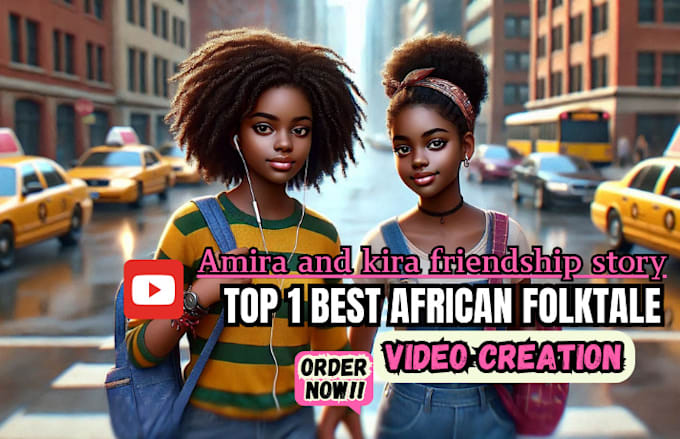 Bestseller - create catchy ai videos african folktales and kids bedtime story