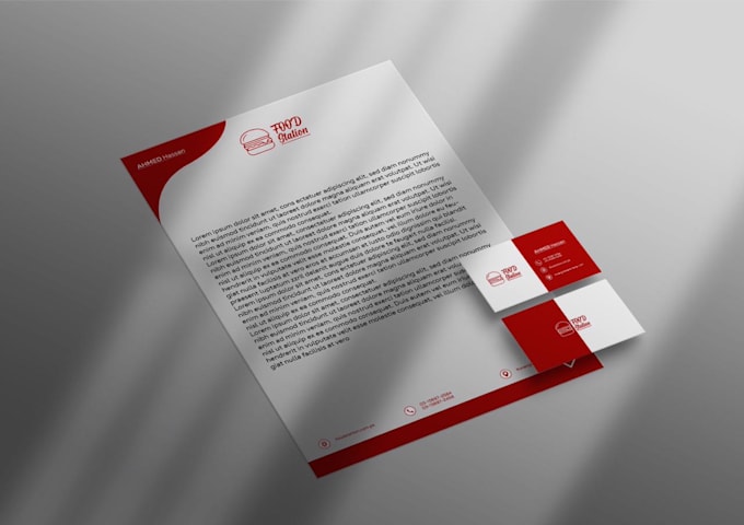 Gig Preview - Design letterhead stationery design business card  folder design