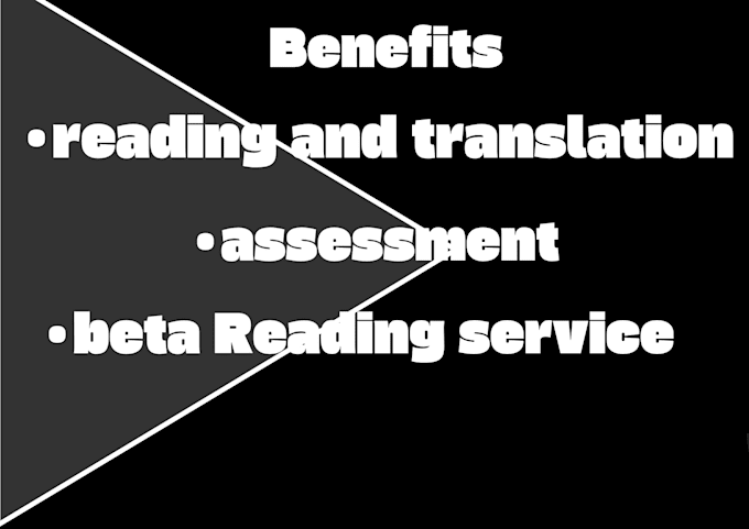 Gig Preview - A service of beta reading