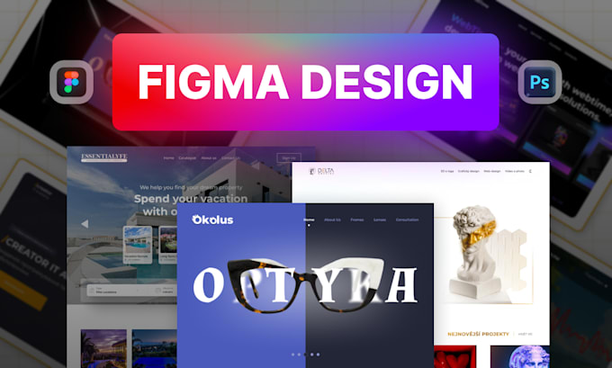 Gig Preview - Create stunning ui ux website designs in figma