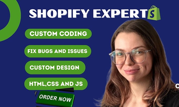 Gig Preview - Fix shopify bugs, do shopify custom coding, shopify liquid development