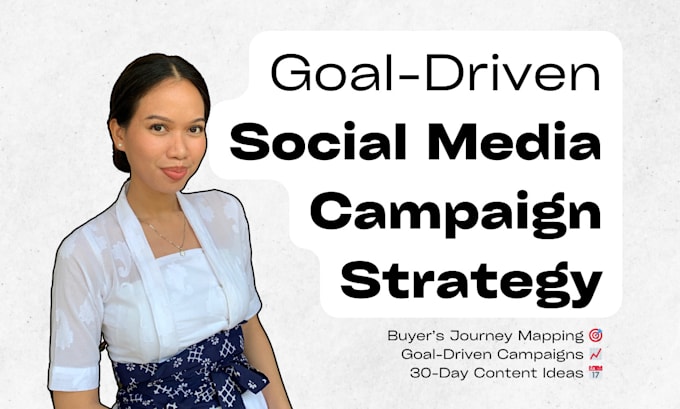 Gig Preview - Create holistic social media strategy and campaign