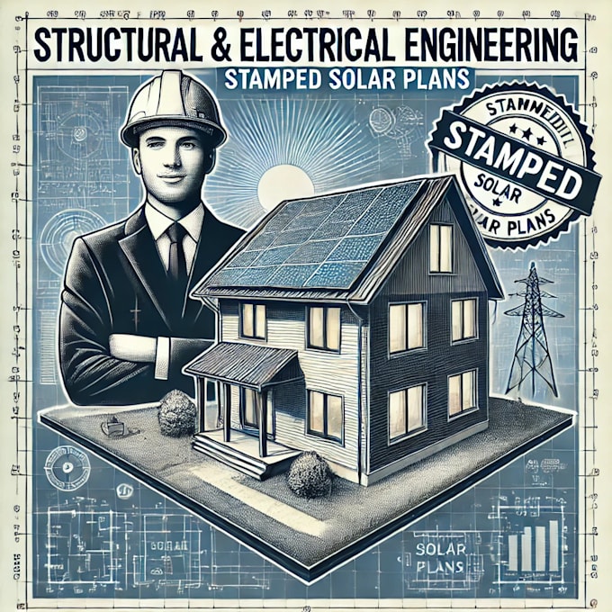 Gig Preview - Do electrical and structural engineering and stamp for solar plans