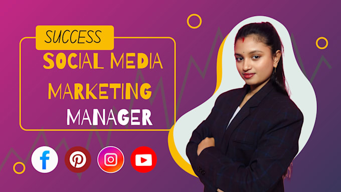 Gig Preview - Be your success social media marketing manager