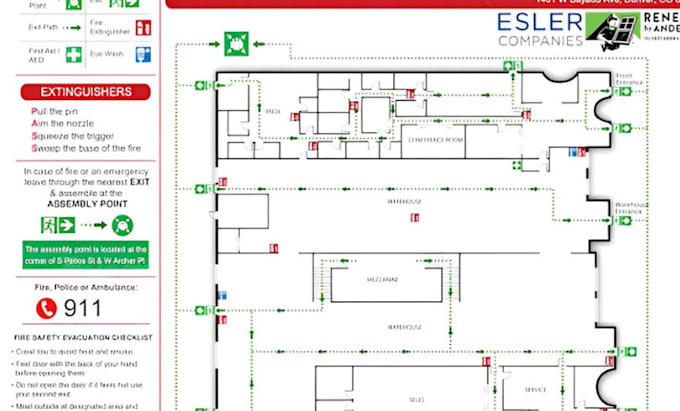 Gig Preview - Design fire emergency evacuation plan for los angeles, california with pe stamp