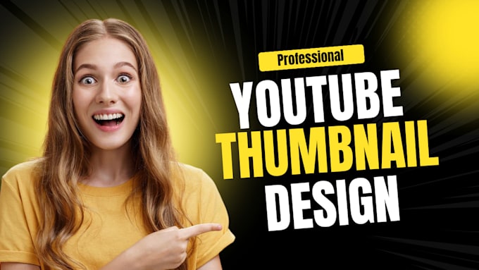 Gig Preview - Create attractive and amazing youtube thumbnail design