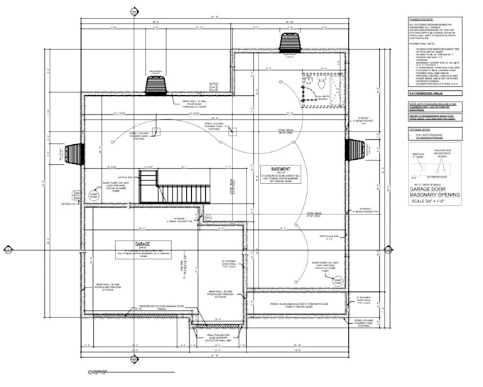 Gig Preview - Detail permit drawings for residential