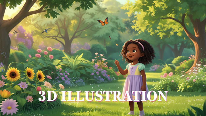 Bestseller - illustrate 3d children book illustration and african american children story