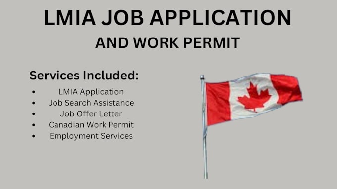 Gig Preview - Do lmia job search and application with job offer letter