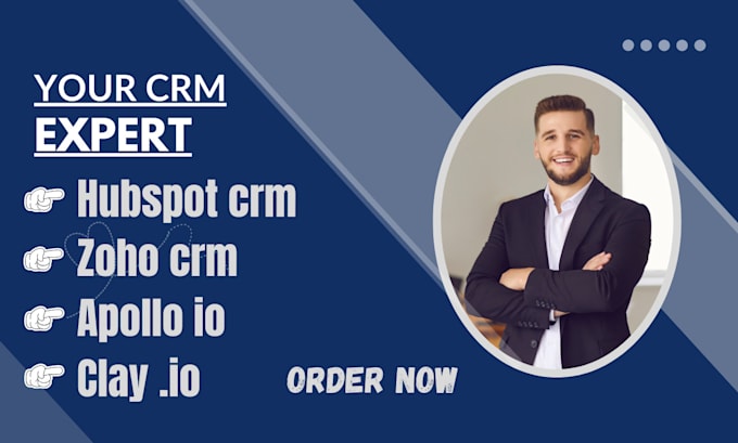 Gig Preview - Setup clay com hubspot zoho crm apollo io dubsado 17hats crm