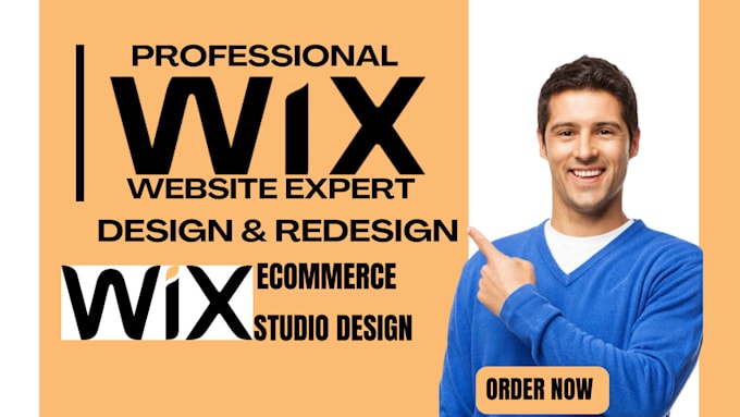 Gig Preview - Build wix website design wix website redesign wix ecommerce website, wix studio