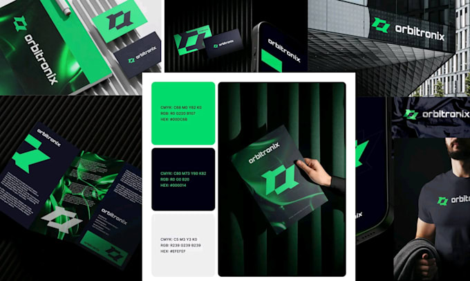 Gig Preview - Design logo design and branding kit with business brand identity