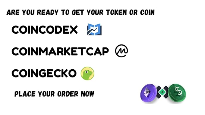 Gig Preview - List your coin or token on coinmarketcap and coingecko