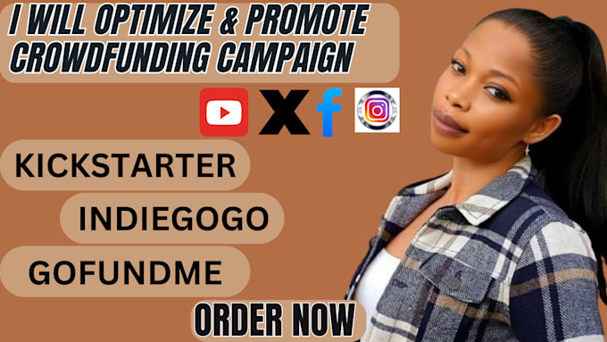 Gig Preview - Optimize and promote kickstarter wefunder startengine