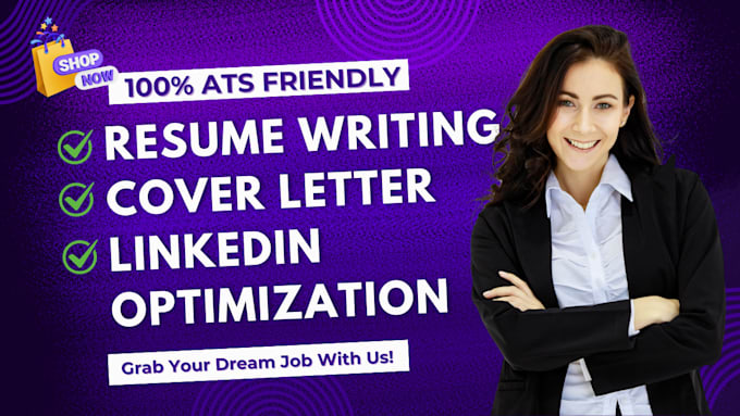 Bestseller - write an ats compliant resume, cover letter, and linkedin optimization