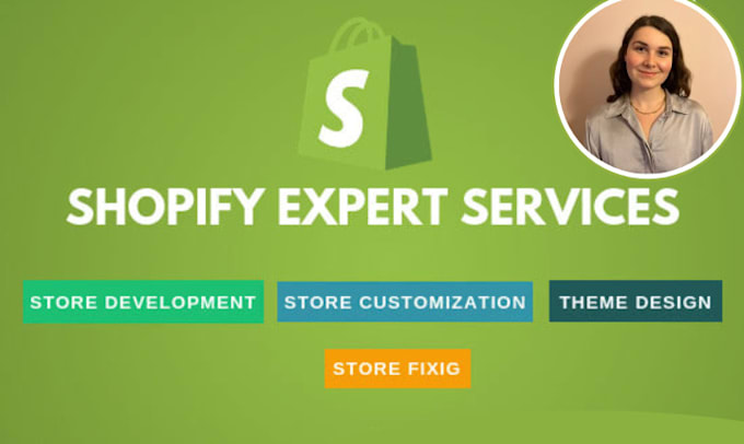 Gig Preview - Do shopify bug fixing shopify custom coding as shopify developer