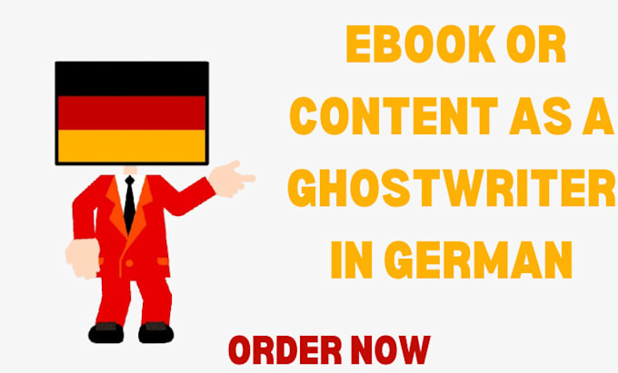 Bestseller - write your ebook or content as a ghostwriter in german